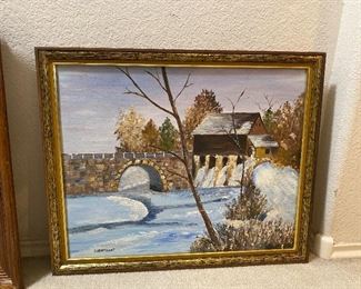 “The Mill” Original Painting by E.L. Buntebart 