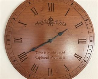 Wooden Wall Clock