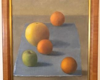 Original Fruit Painting Signed Faye