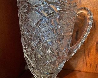 Large crystal Pitcher