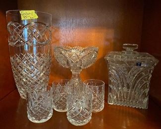 Galway And other crystal pieces