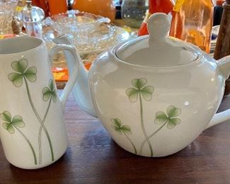 2007 Marcus Notley Ireland Teapot and Creamer