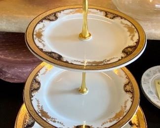 Pegasus Porcelain 3 Tier Serving Stand