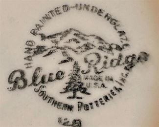 Blue Ridge Southern Potteries Mark