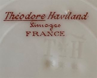 Theodore Haviland Limoges France Mark