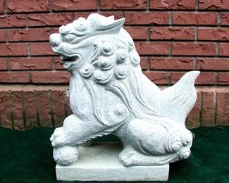 Granite foo dog