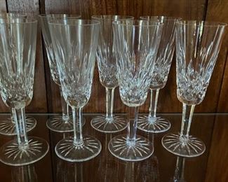 Waterford Lismore champagne flutes - EXCELLENT