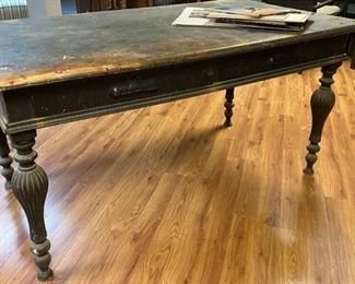 Antique writing table/library table