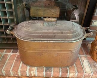 Vintage copper boiler
