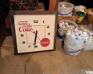 Vintage Coke Clock