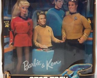 STAR TREK BARBIE AND KEN