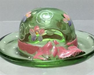 FENTON DECORATED HAT, ARTIST