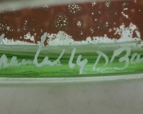 FENTON DECORATED HAT, ARTIST