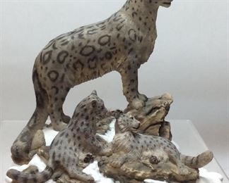 1995 HAMILTON COLLECTION HIMALAYAN SNOW LEOPARD