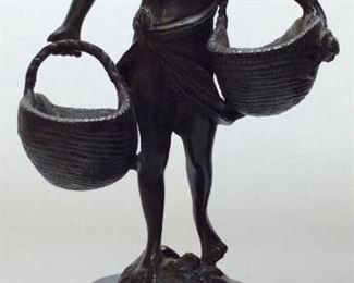 SUSAN BIZARD SIGNED BRONZE SCULPTURE ON
