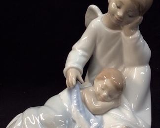 LLADRO MY GUARDIAN ANGEL FIGURINE