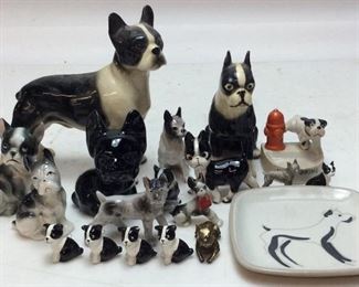 ASSORTED DOG FIGURINES