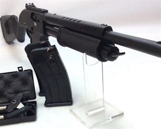 ROCK ISLAND ARMORY VRPA40 PUMP ACTION SHOTGUN WITH 2 MAGAZINES