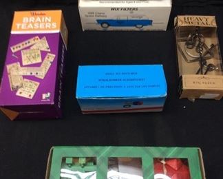 ASSORTED, BRAIN GAME, PUZZLE, COIN BANK
