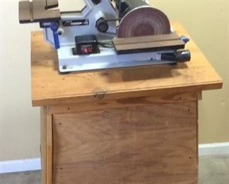 DELTA 1’’ BELT & 8’’ DISC SANDER w ROLLING CART