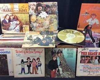 VTG. VINYL RECORDS, BOB DYLAN, GLADYS NIGHT, LOVIN SPOONFULL, THE ANIMALS, ROLLING STONES,