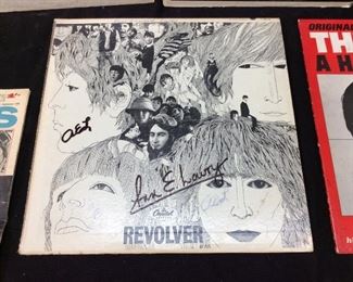 VTG. BEATLES VINYL ALBUMS, REVOLVER, 1ST & 2ND ALBUMS