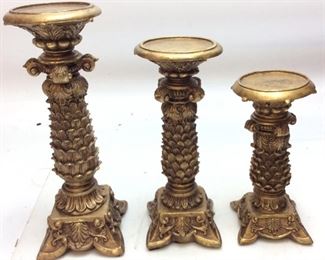 3 CANDLE STANDS