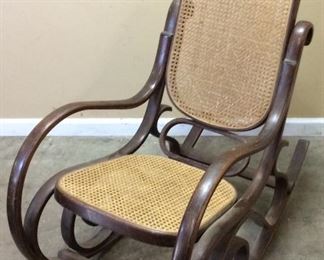 RATTAN STYLE ROCKING CHAIR