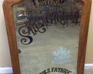 DR. BROWN’S SARSAPARILLA WALL MIRROR
