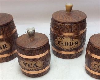 CERAMIC KITCHEN CANISTER SET