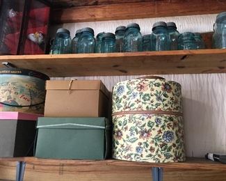 BALL JARS, MASON JARS, CANNING JARS, COLLECTIBLES
