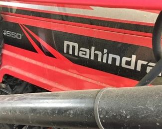 MAHINDRA 4550 4WD TRACTOR, LIKE NEW, 125 HOURS, FARM TRACTORS, FRONT END LOADER