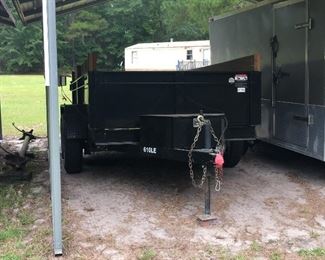 8’ OPEN UTILITY TRAILER, GOOD CONDITION
