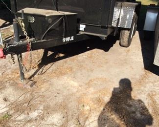 8 OPEN UTILITY DUMP TRAILER TANDEM AXLE