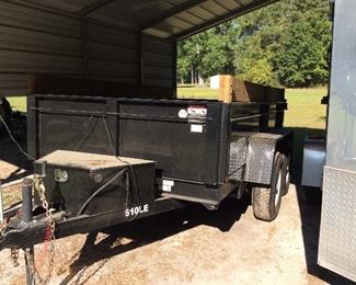 8 OPEN UTILITY DUMP TRAILER TANDEM AXLE