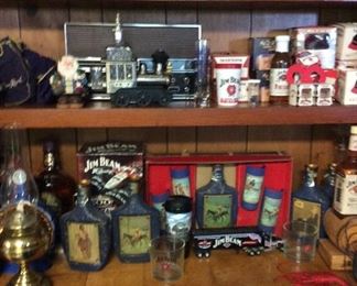 LARGE WHISKEY DECANTER COLLECTION