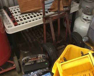 DOLLY, BATTERIES, TANKS