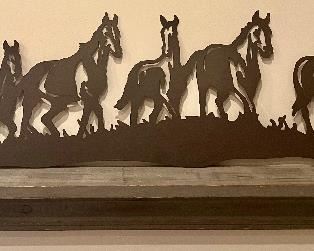 Wood Horse Cutout