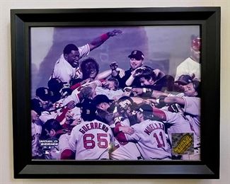 Red Sox World Series Photograph
