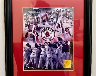 Red Sox World Series Photograph