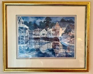 "High Tide, Kennebunkport, ME" Signed & Numbered Lithograph