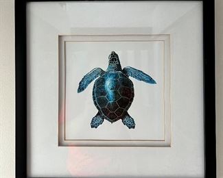 Framed Turtle Print