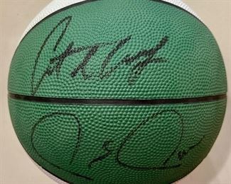 Autographed Paul Pierce & Antoine Walker Basketball