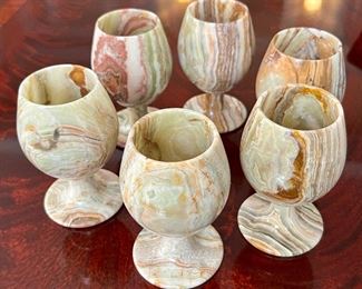 Alabaster Goblets