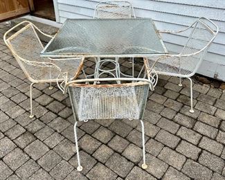 Wrought Iron Table & Chairs