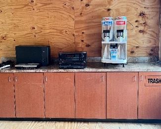 Three Section Cabinet & Counter Tops