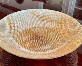 Textured Gold Bowl