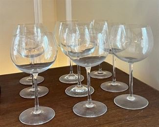 (9) Red Wine Glasses