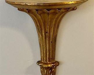 Pair of Gold Wall Sconces