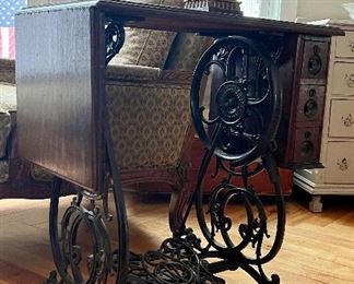 Sewing Machine Side Table